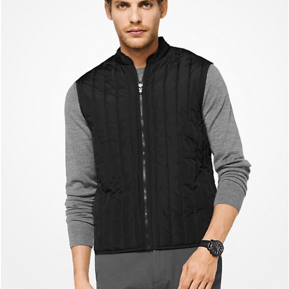 Michael Kors 3-in-1 Track Jacket with Vest - Black Small - Picture 3 of 9